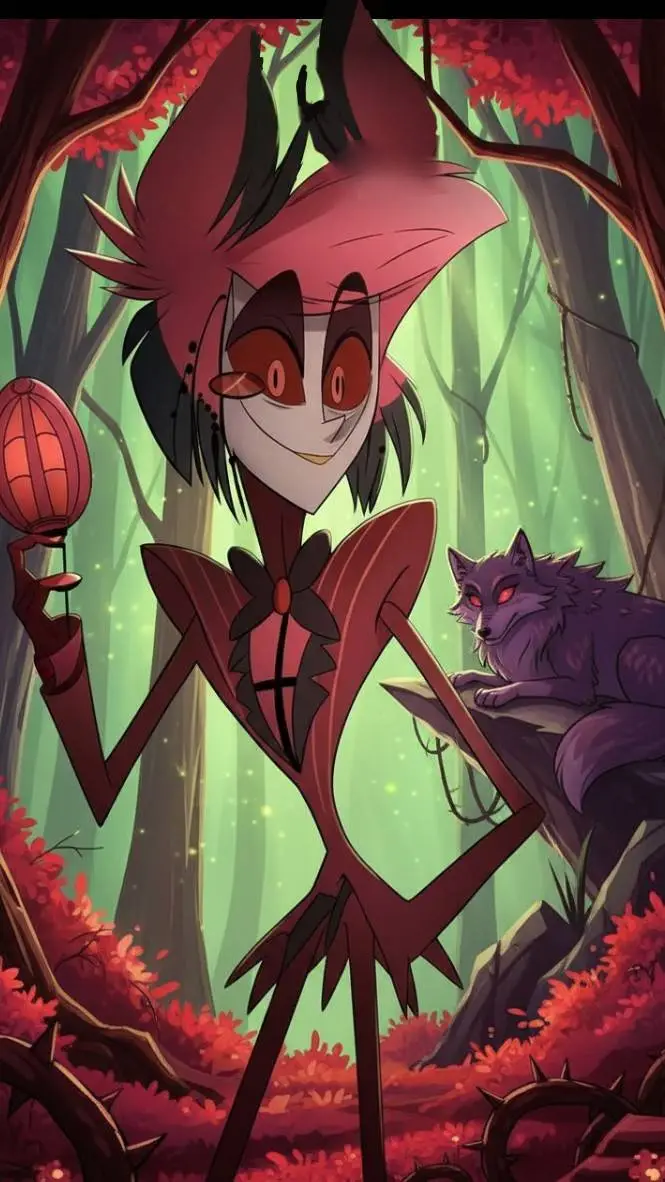 ai character: alastor  background