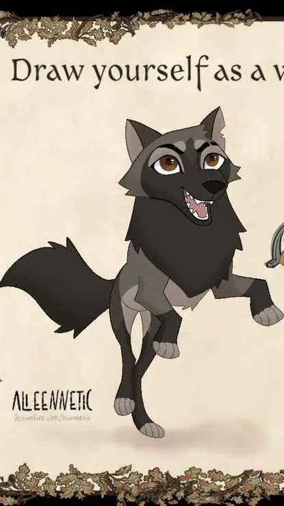 ai character: bluey background