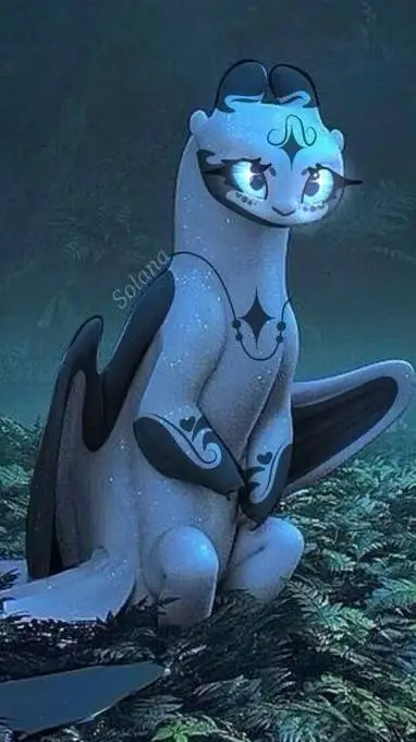 ai character: Luna  background