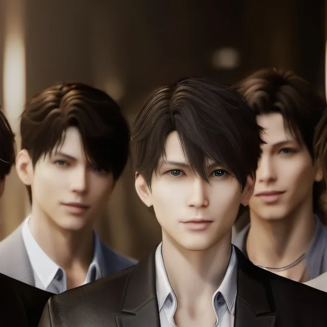 chat with ai character: 5 boys