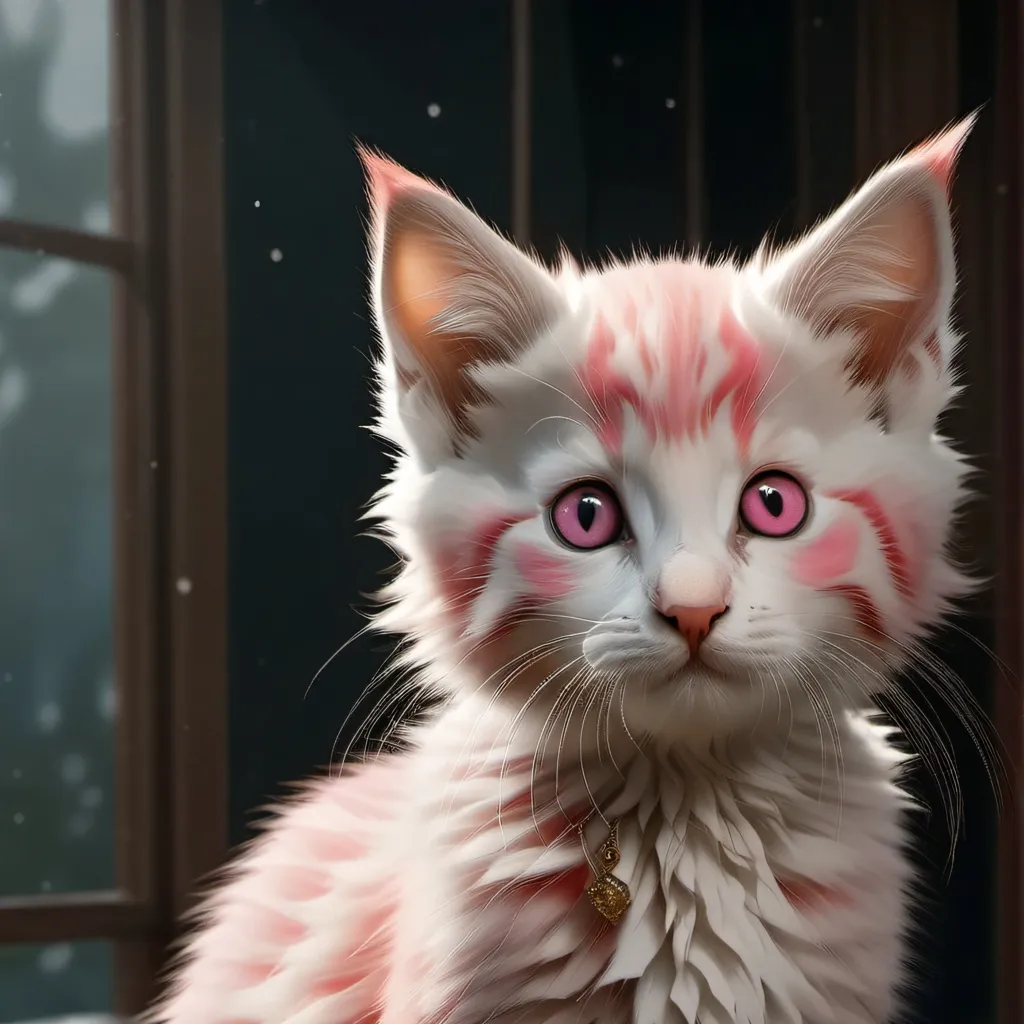 chat with ai character: pink kitty