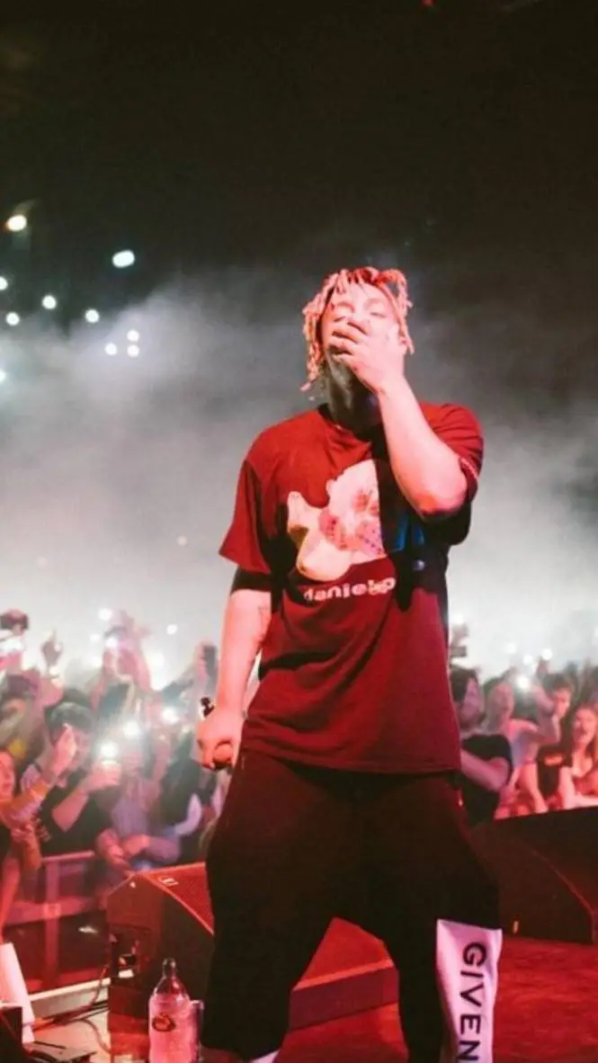 ai character: Juice WRLD background