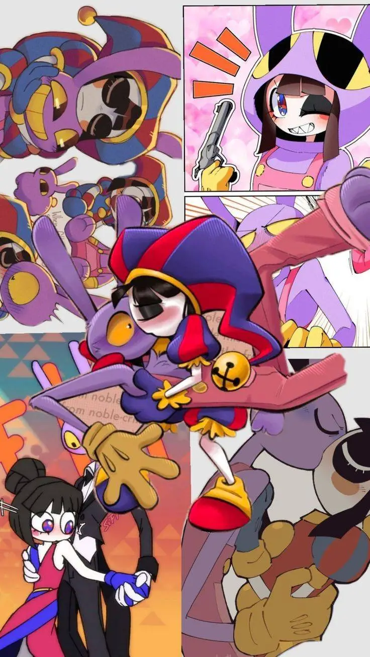 ai character: Funnybunny  background