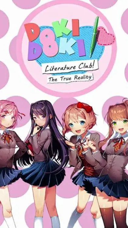 ai character: Escuela Doki Doki background