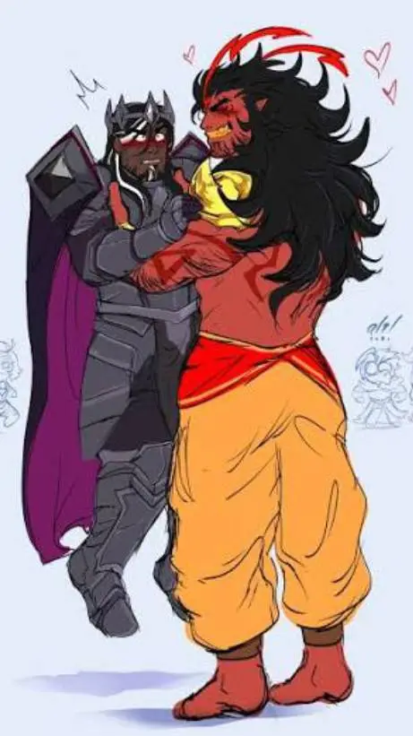 ai character: DCC x BSC background