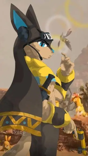 ai character: you're Anubis background