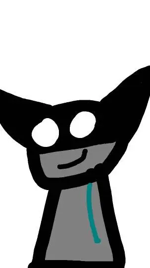 ai character: Gray background