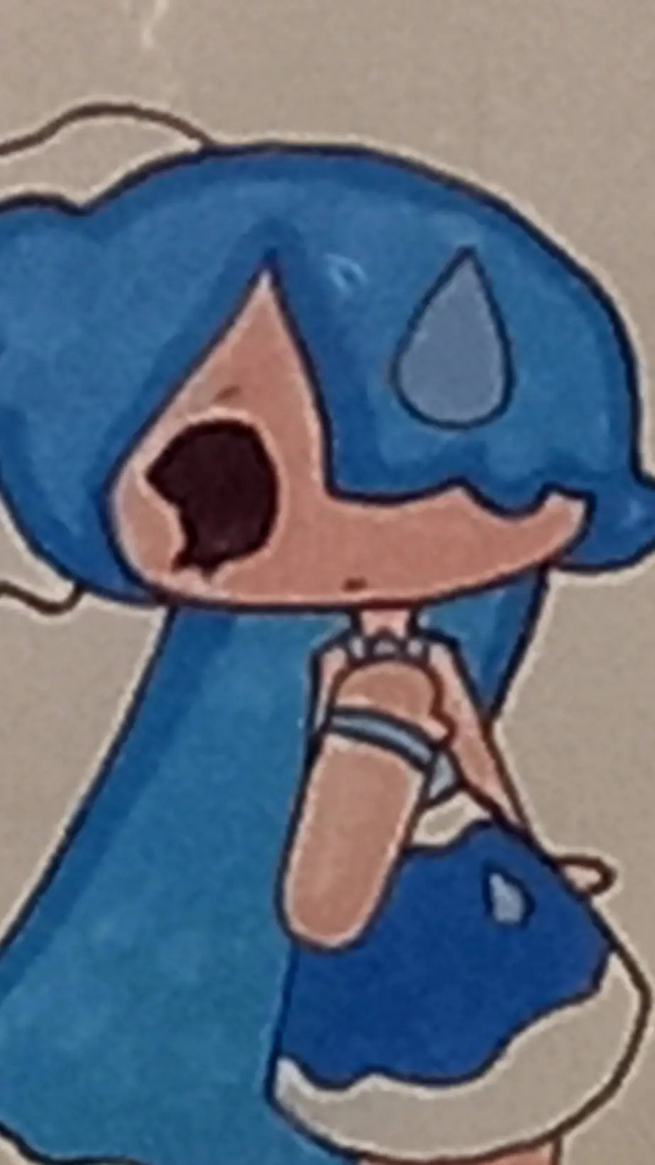 ai character: Ocean background