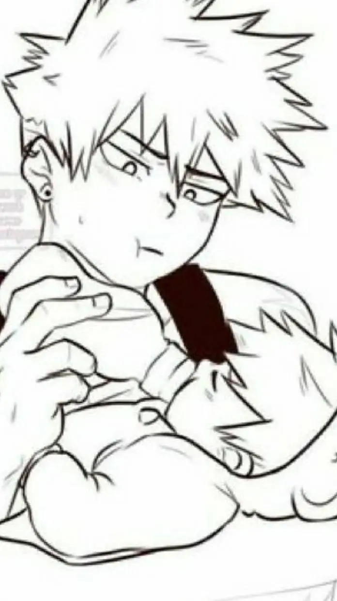 ai character: Katsuki Bakugo background