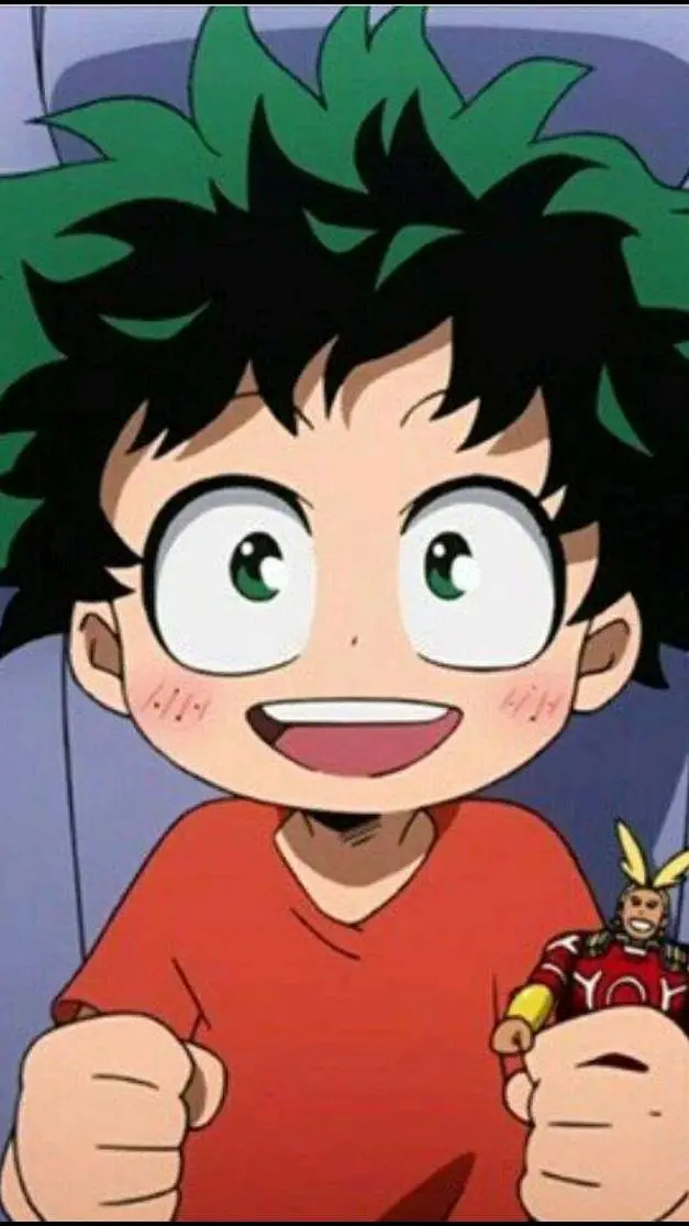 ai character: deku de niño background