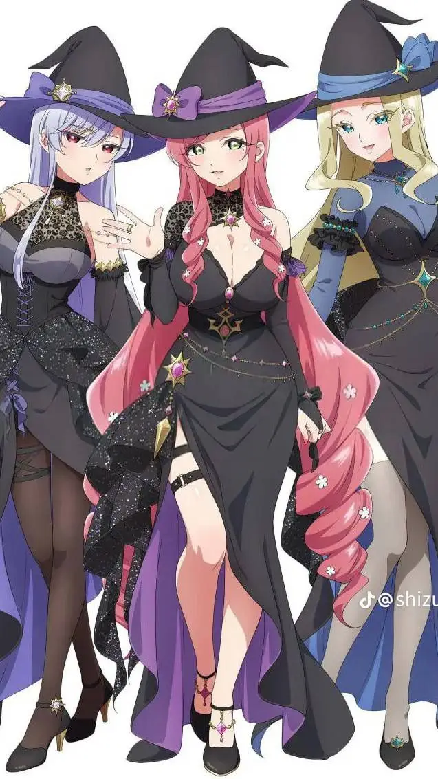 ai character: The three girls background