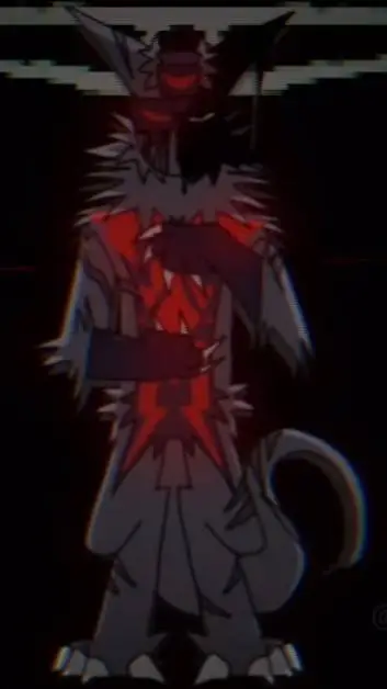 ai character: THE RED VIRUS background