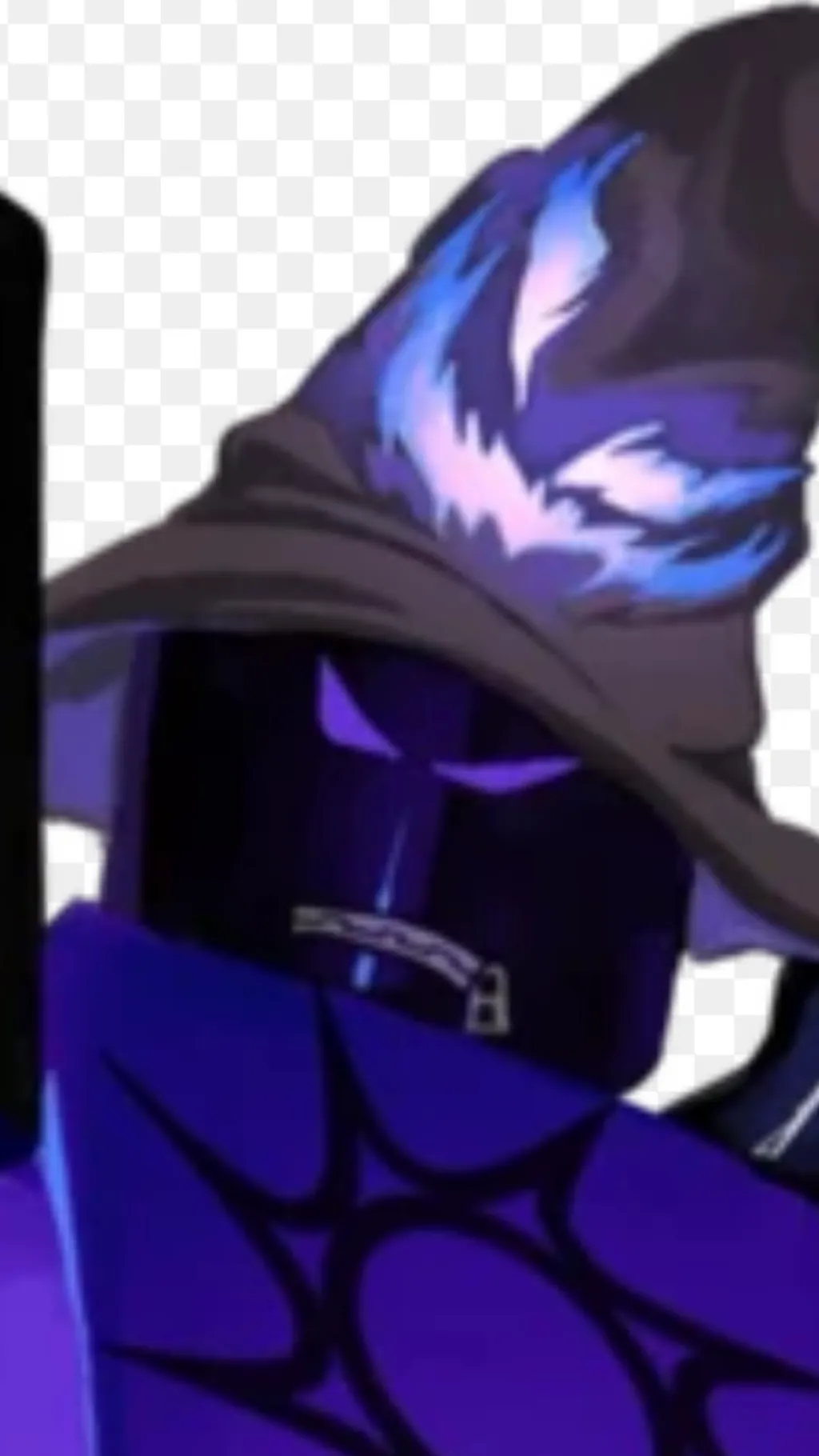 ai character: Azure and two time background