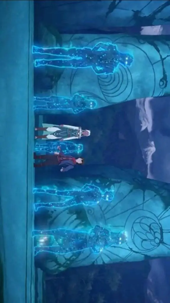 ai character: Moonshadow elfs background