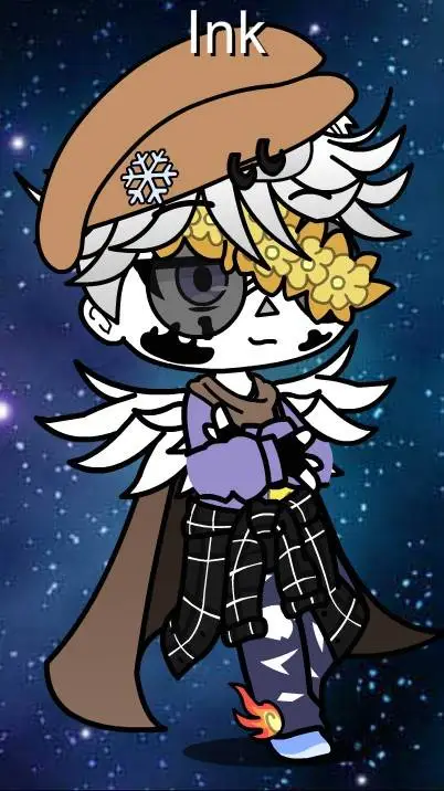 ai character: ink!sans background