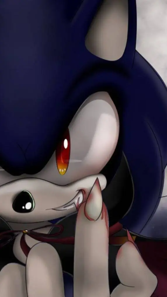 ai character: sonic vampire  background