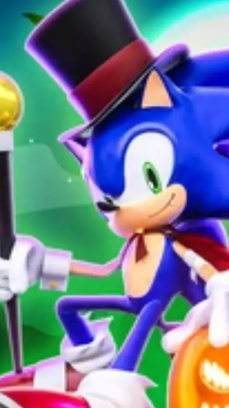 ai character: sonic vampire  background