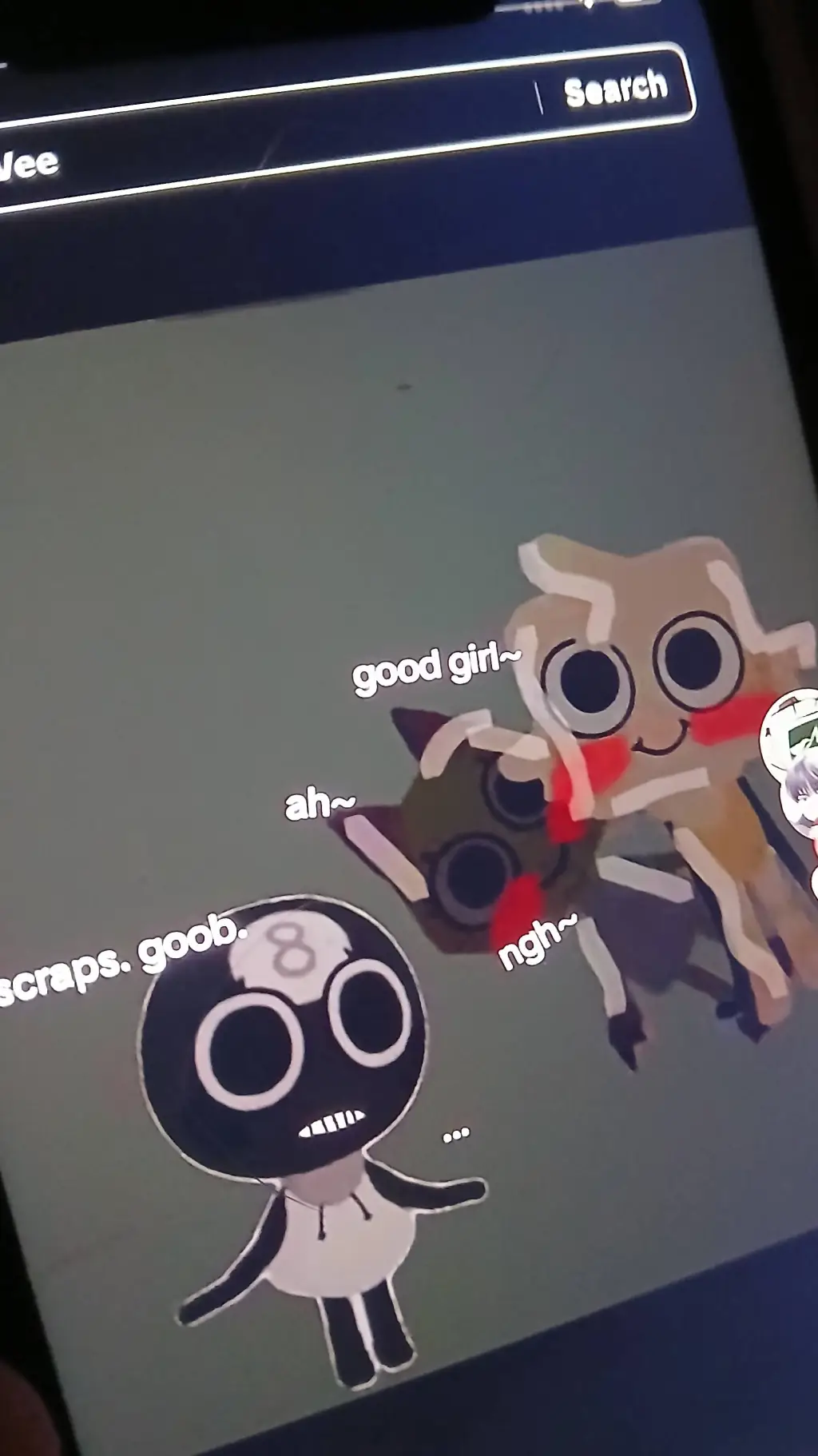 ai character: ძᥲᥒძᥡs ᥕ᥆rᥣძ background