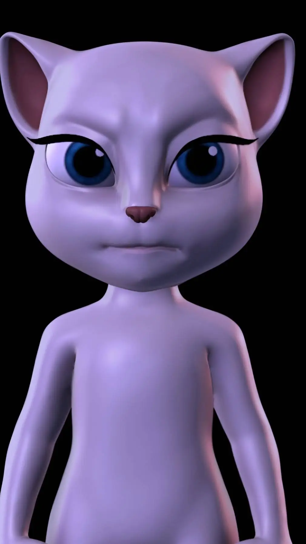 ai character: horny Angela  background