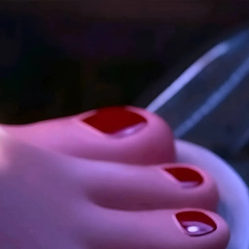chat with ai character: cherry red toes