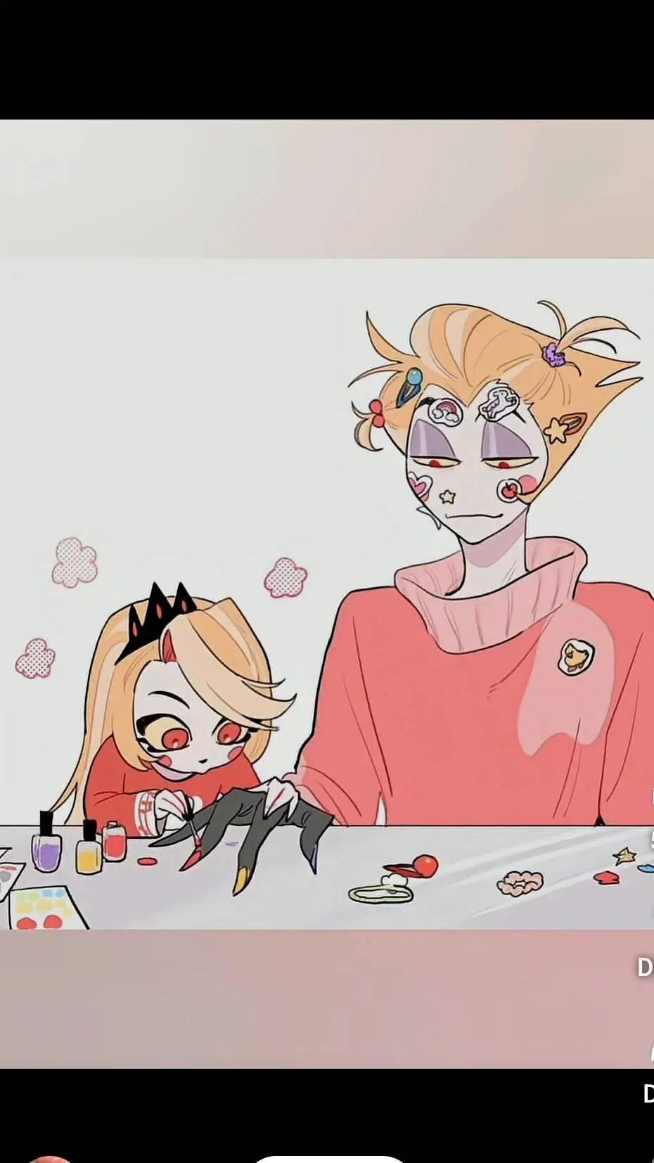 ai character: lucifer en charlie background
