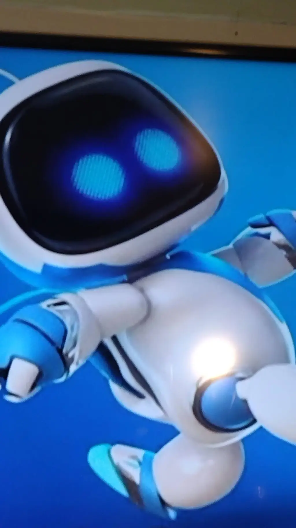 ai character: astro bot  background