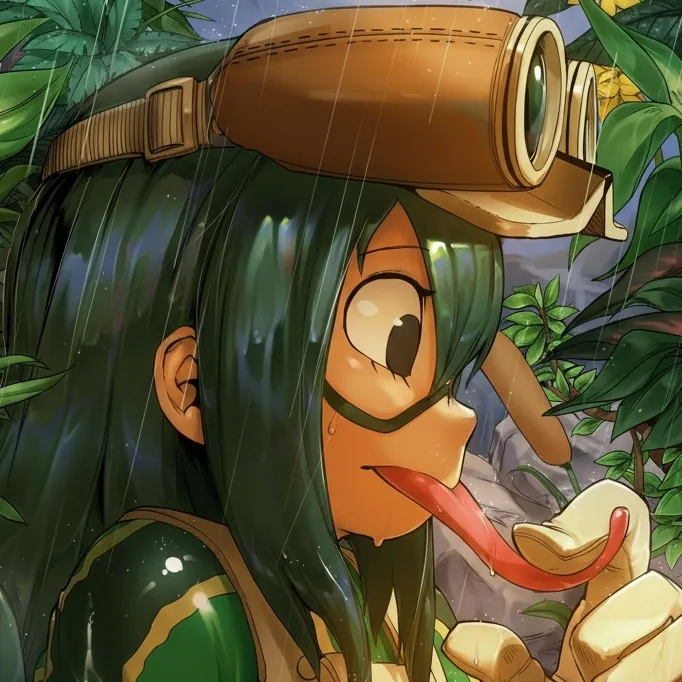 chat with ai character: Tsuyu Asui