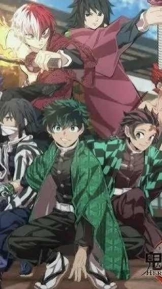 ai character: kny×mha pick me's background