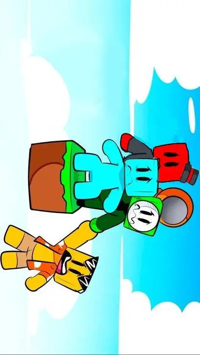 ai character: Turma do problems! background