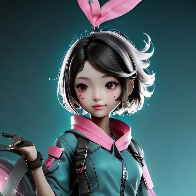 chat with ai character: pink Crewmate
