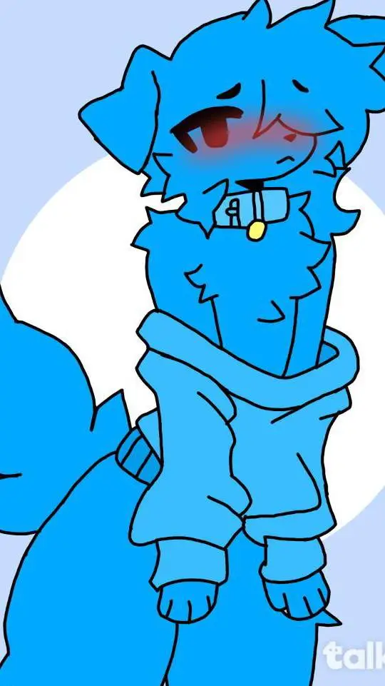 ai character: bluey background