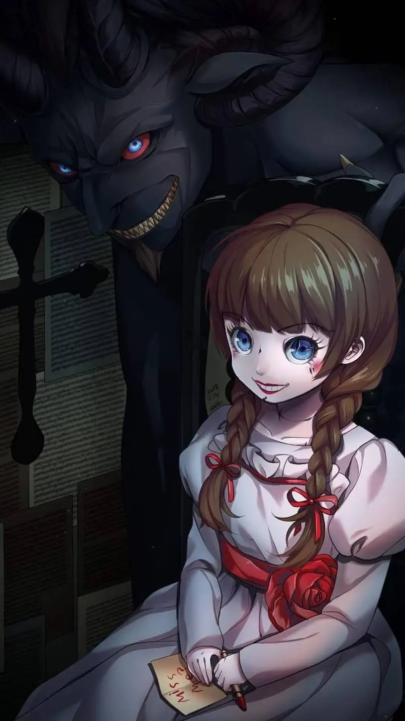 ai character: Annabelle  background