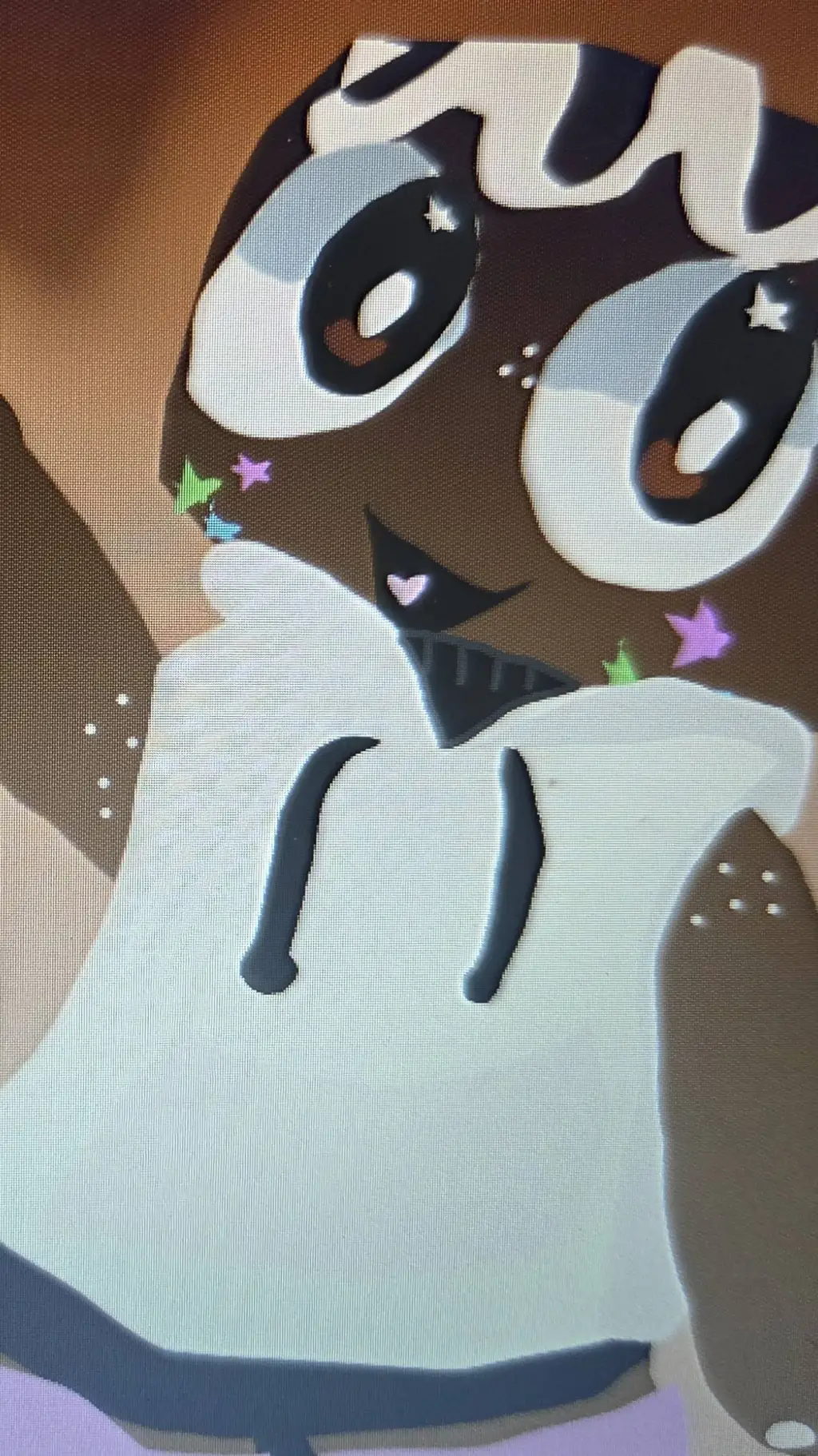 ai character: Fruitcake/Aqua Au background