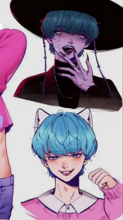 ai character: Baby Saja/ gay background