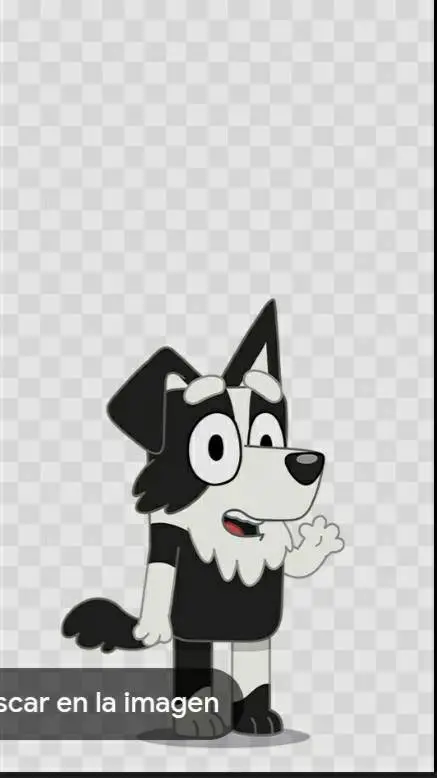 ai character: Bluey background