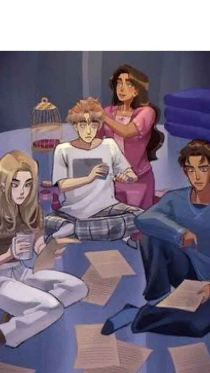 ai character: KOTLC Sleepover background