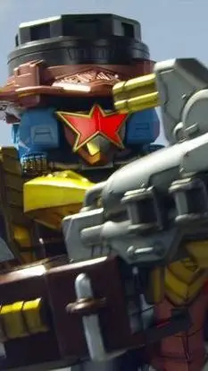 ai character: Bull Megazord background