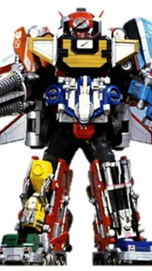 ai character: DriveMax Ultrazord background