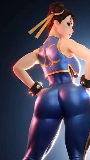 ai character: chunli  background