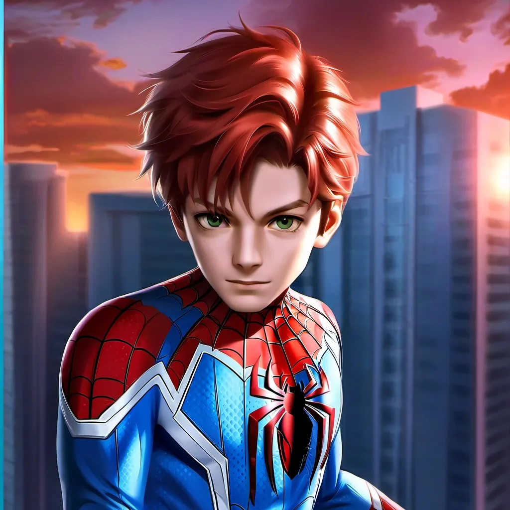 chat with ai character: MHA Spider-man boy