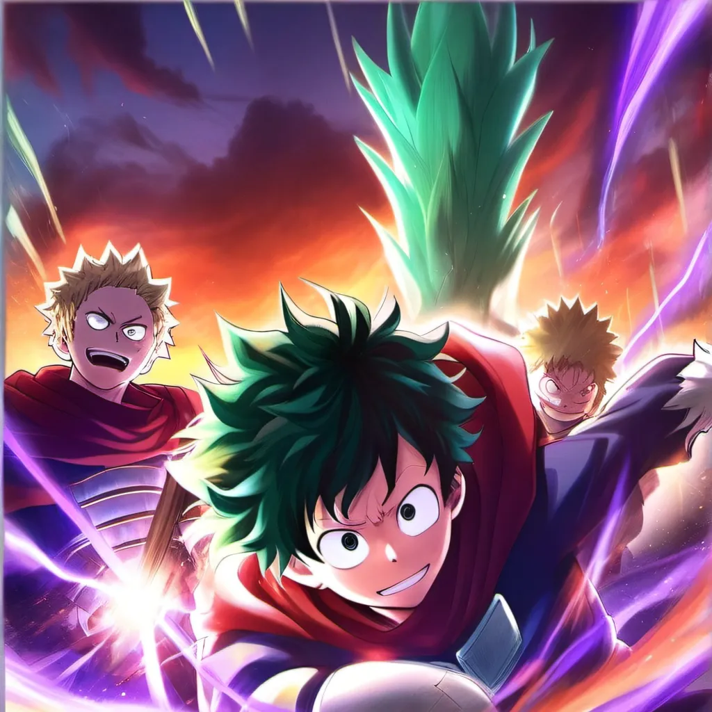 chat with ai character: Final battle MHA