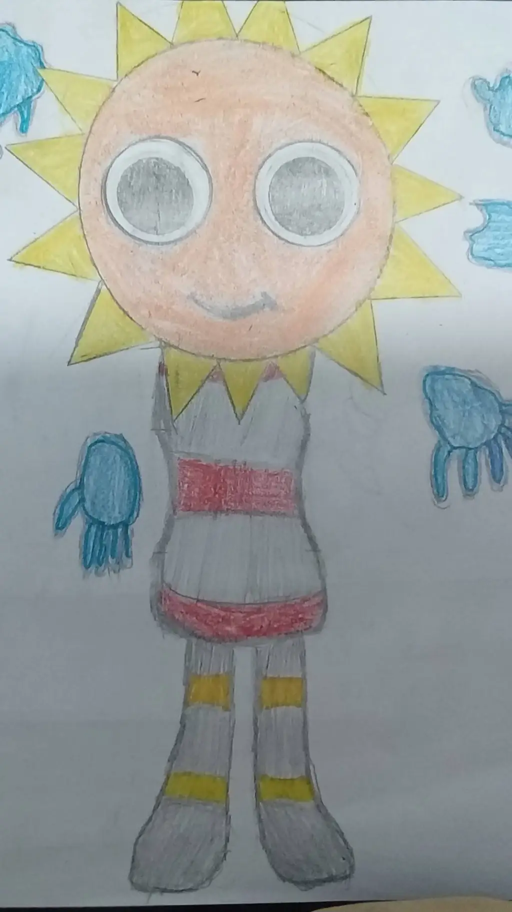 ai character: Sol dandy's world background