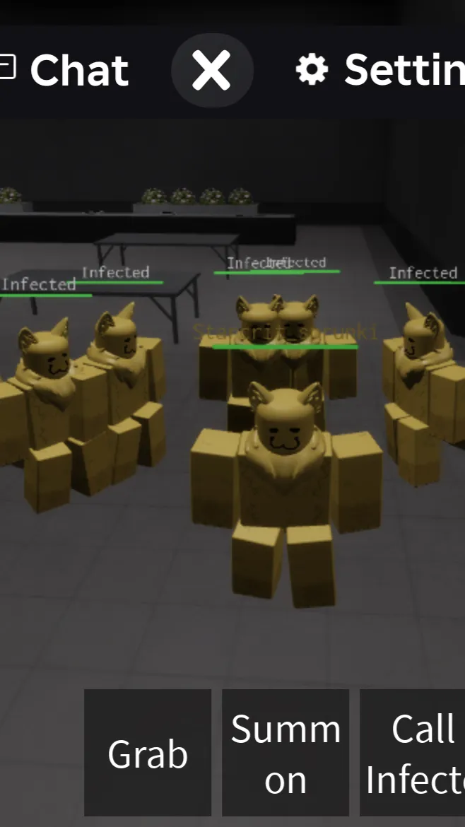 ai character: A buncha gold cats background