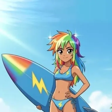 chat with ai character: Rainbow Dash