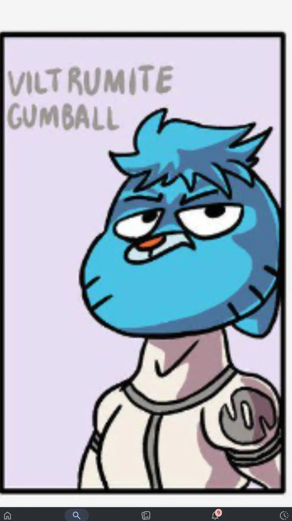 ai character: viltrumite gumball background