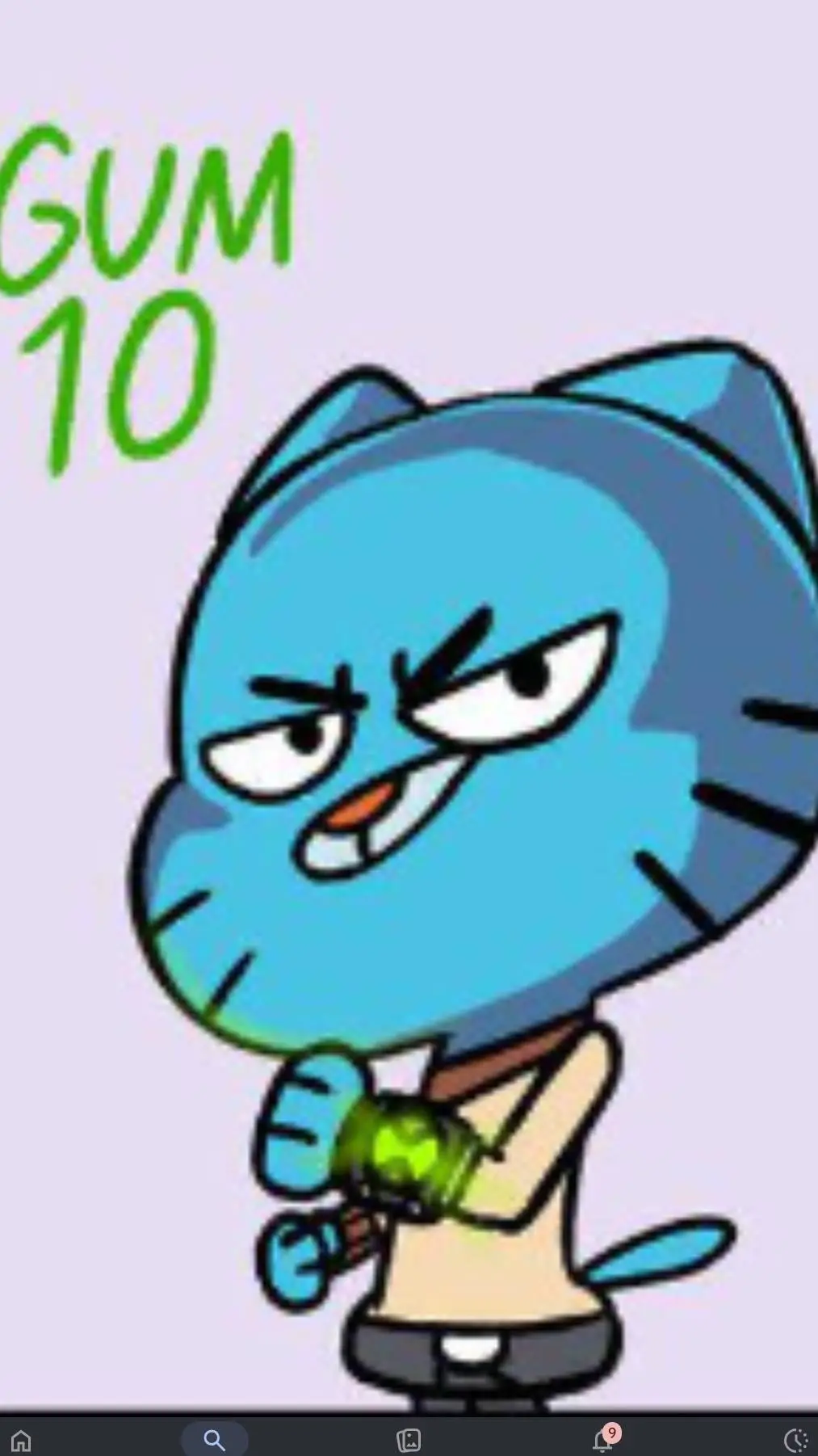 ai character: gum-10 background