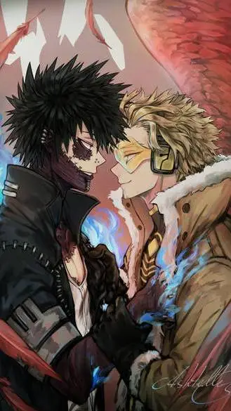 ai character: Dabi x Hawks background