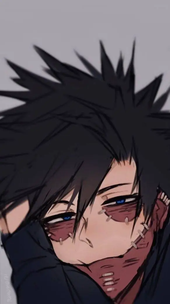 ai character: Dabi x yn background