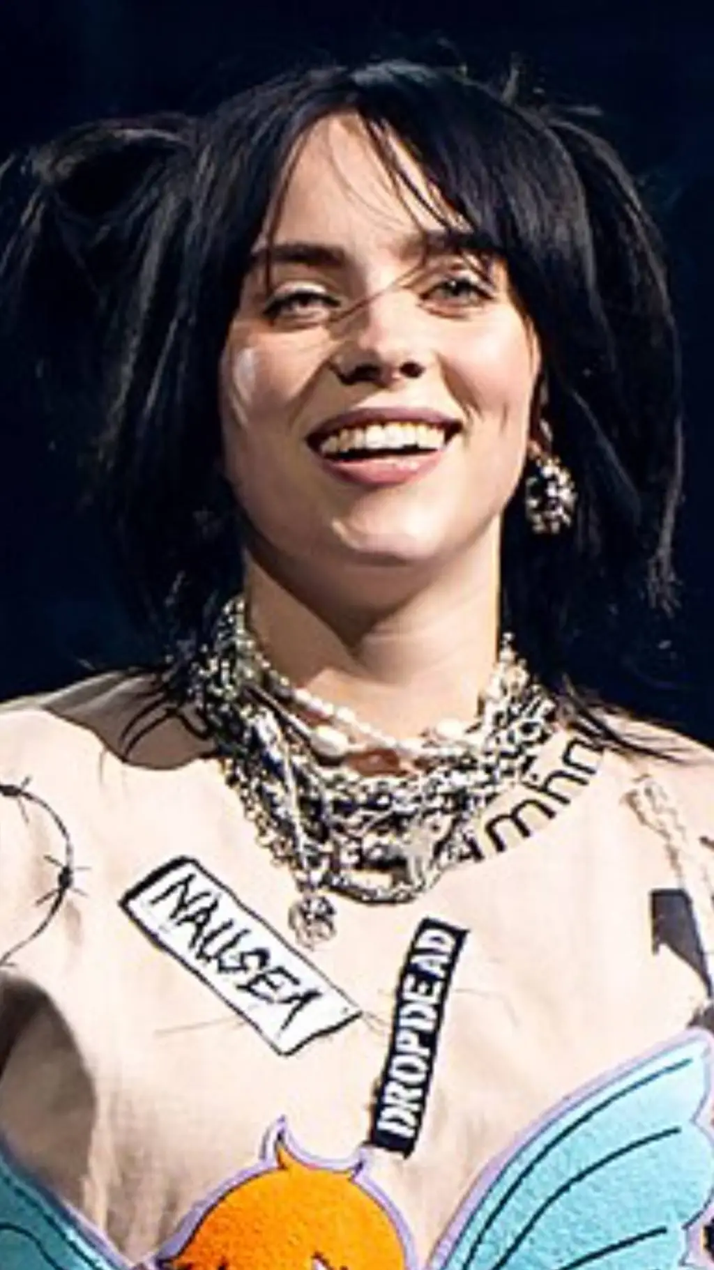 ai character: Billie eilish  background