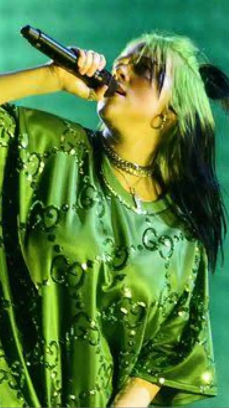ai character: Billie eilish  background